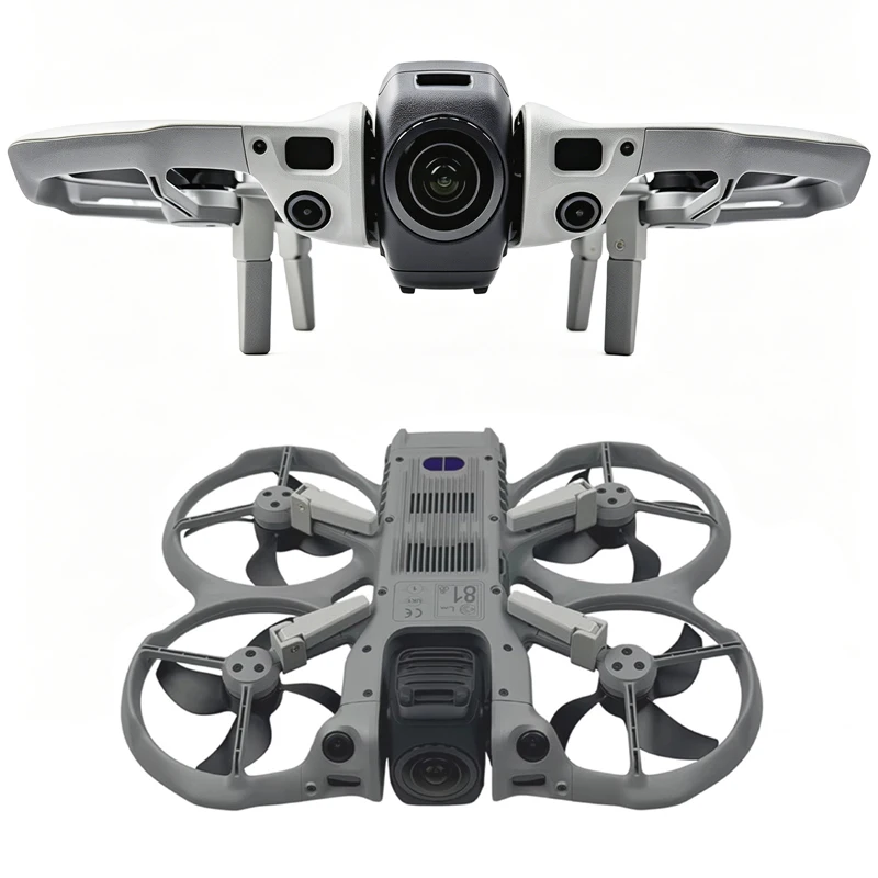 4 Stück Landegestell 2cm Höhenverstellbare Beine Gimbal-Objektivgehäuse Kratzfester Schutz für DJI AVATA 360 Drohnen-Zubehör