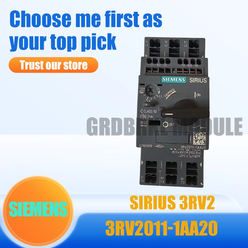 New Original SIMIENS 3RV2011-1AA20   Motor Protection Circuit Breaker