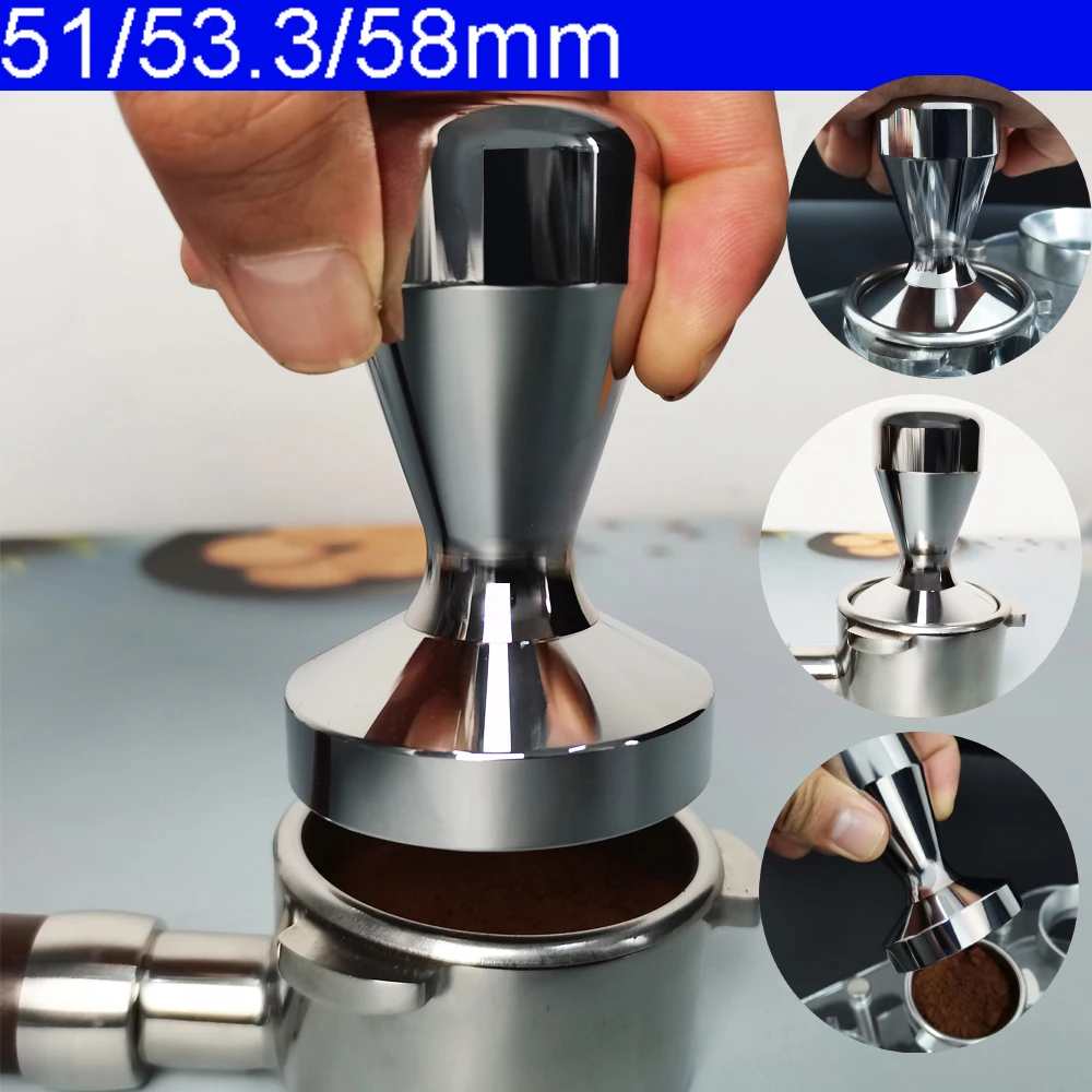 Eszpresszó tamper 51mm/53.3mm/58mm, Alumínium  Kávé tampers tamper számára 51/54/58mm portafilter