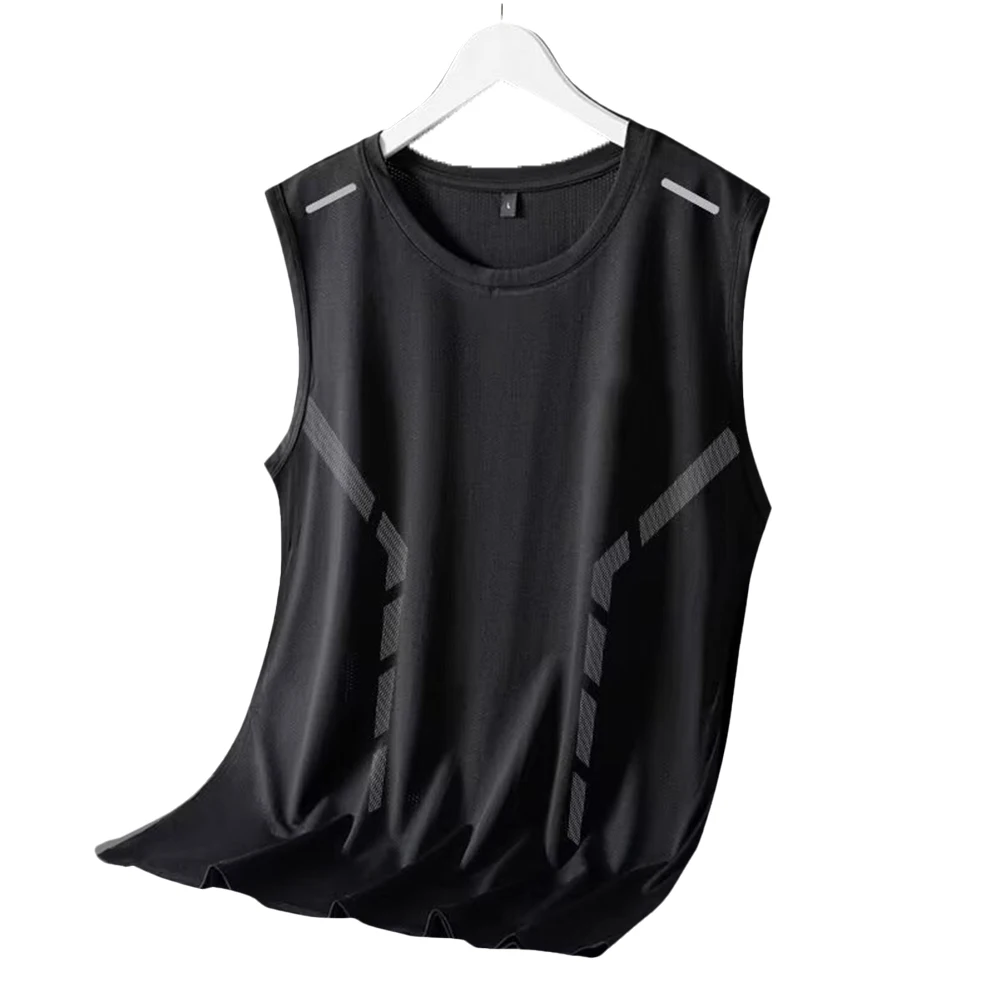 

Fitness Training Black Quick Dry Gym Vest Bodybuilding Muscle Undershirt Fitness Summer Wear Bodybuilding Exercise Wear