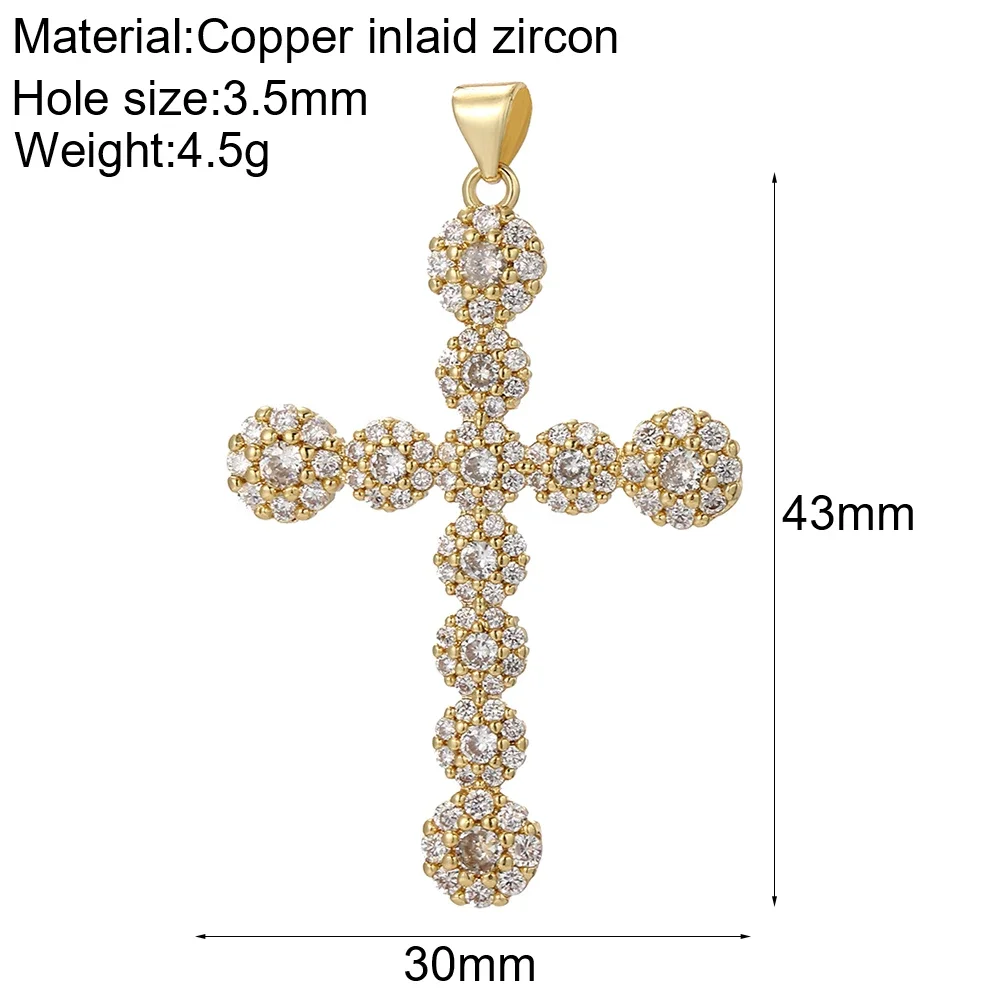 القوطي الصليب سحر لمستلزمات صناعة المجوهرات الذهبي الملاك سحر الفولاذ المقاوم للصدأ سلسلة طويلة Dijes عقد دي اي واي القرط سوار