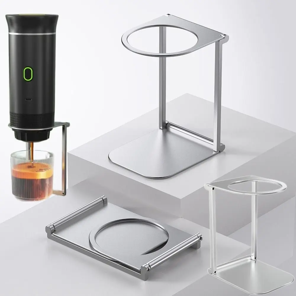 

Foldable Coffee Machine Stand Aluminum Alloy Portable Drip Filter Holder Sturdy Durable Espresso Machine Accessories