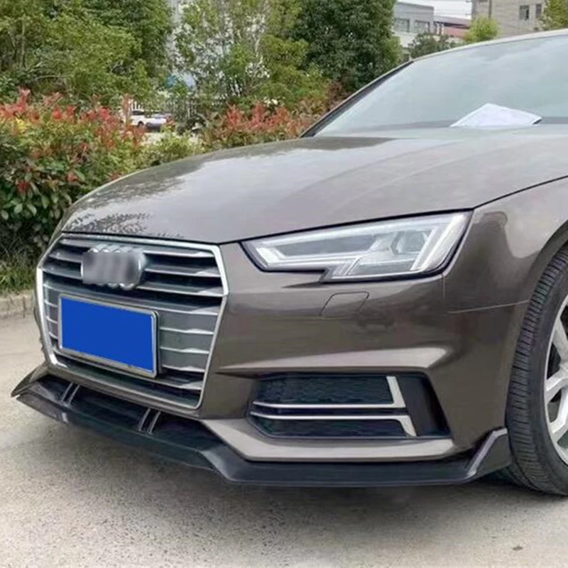 

Передний бампер из АБС-пластика, диффузор, разветвитель для Audi A4 S4 RS4 B9/2017-2019, аксессуары для предотвращения столкновений, комплект кузова