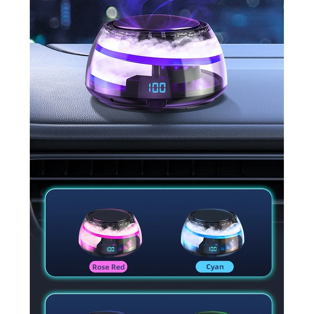 

New's Intelligent Cloud Fragrance Machine Car Aromatherapy Long-lasting Spray Fragrance Exquisite Ornament Premium Auto Perfume