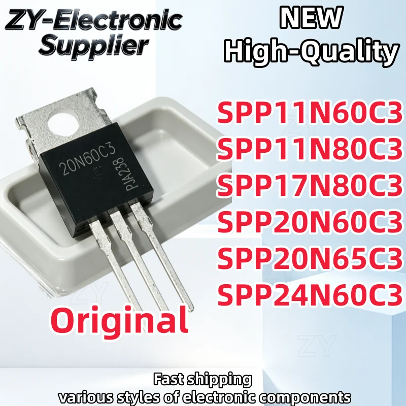 【10PCS】TO-220 SPP11N60C3 11N60C3 SPP20N60C3 20N60C3 SPP24N60C3 24N60C3 SPP20N65C3 20N65C3 SPP11N80C3 11N80C3 SPP17N80C3 17N80C3