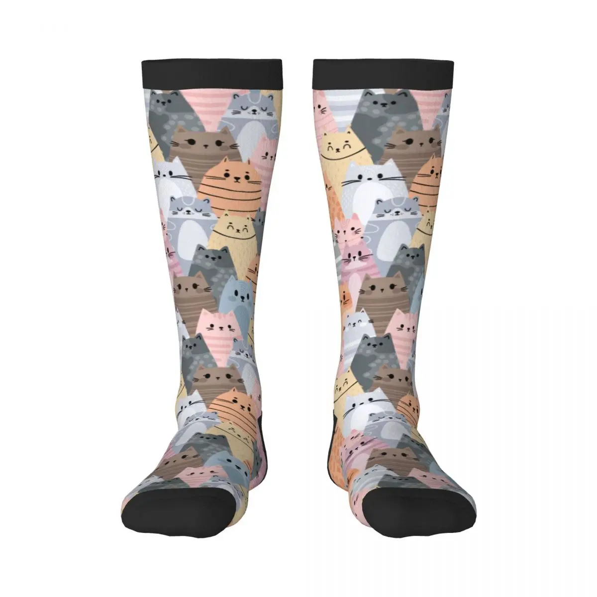 

Spring/autumn over the knee socks Cute Cats And Kittens school dance long stocking
