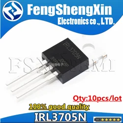 10PCS IRL3705NPBF IRL3705N TO-220 TO220 IRL3705 MOSFET
