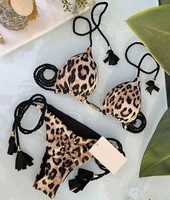 Traje de baño Sexy para mujer, conjunto de Bikinis triangulares, trajes de baño de vendaje con Tanga, traje de baño de Color sólido, traje de baño de dos piezas con cordón, ropa de playa