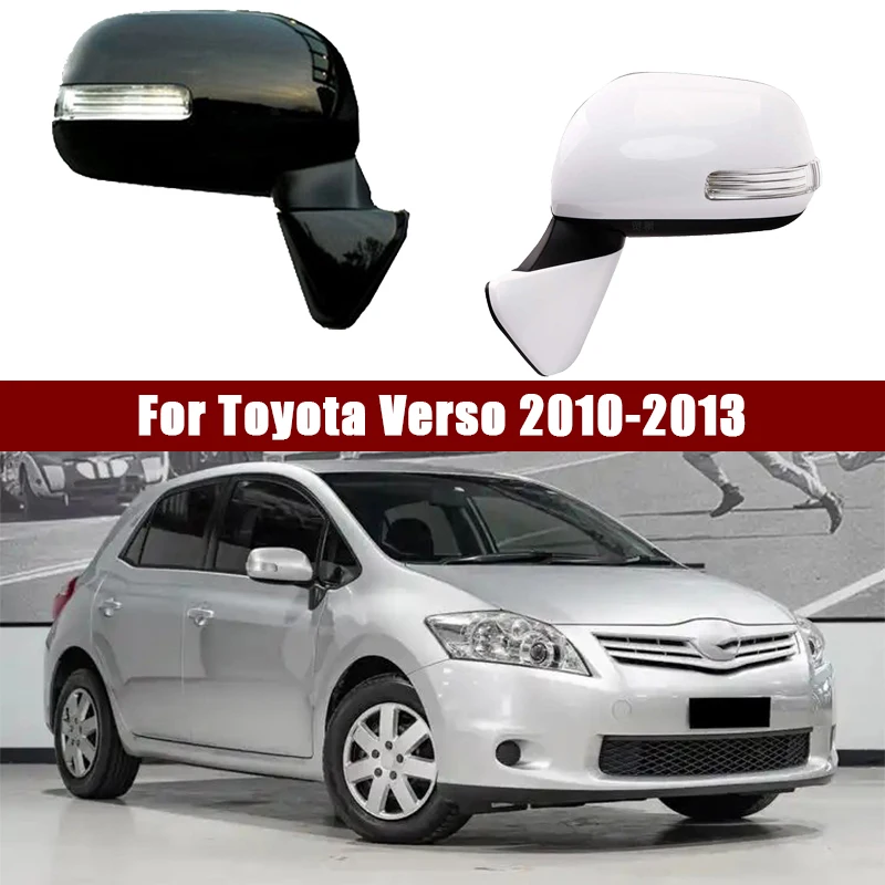 

Car Accessories For Toyota Verso 2010-2013 Electric Folding Rearview Mirror Assembly Car With Turn Signal Heating Mirror Assy