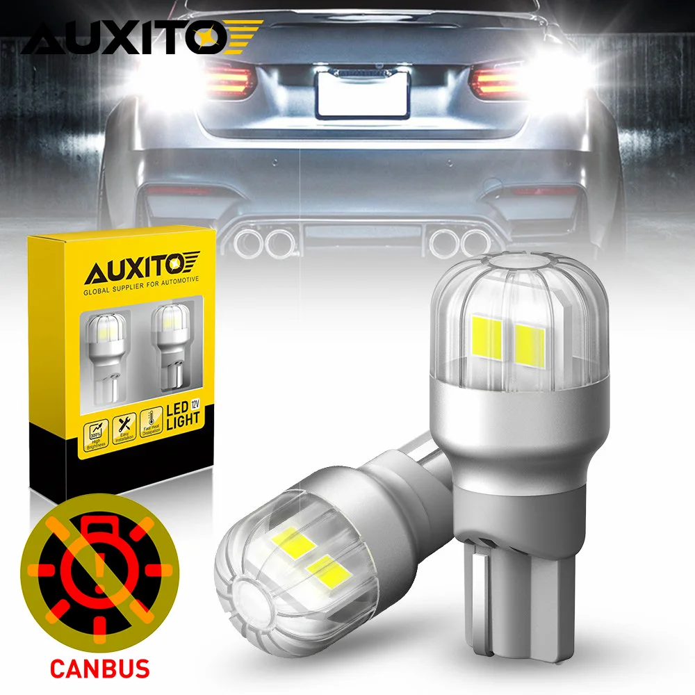 AUXITO 2Pcs Canbus T15 W16W LED T16 Bulb Error Free Backup Reverse Led 921 912 T10 W5W LED Bulbs For VW Toyota Nissan Mazda