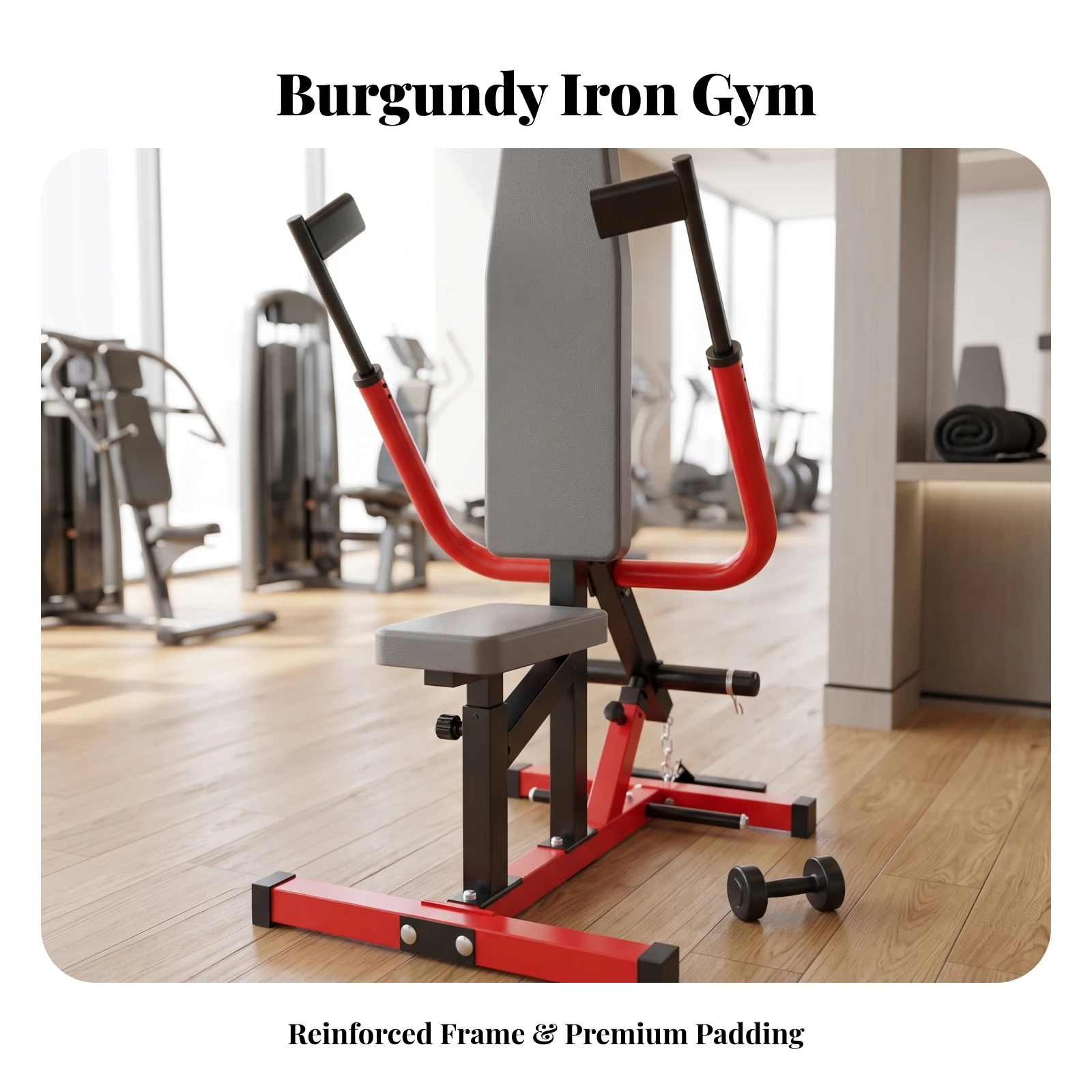 Triceps Pushdown Machine Space-Saving Biceps and Triceps Machine Seated Arm Station Plate-Loaded for Bodybuilders