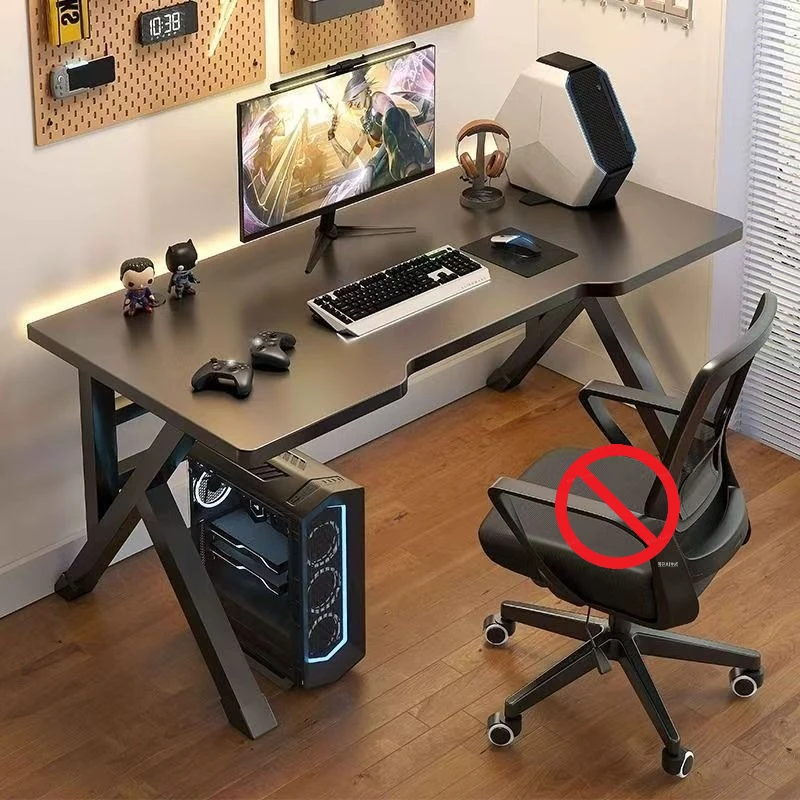 Ergonomic Gaming Desk Compact Computer Workstation for Home Office Bedroom Modern Design Suitable for Small Apartment