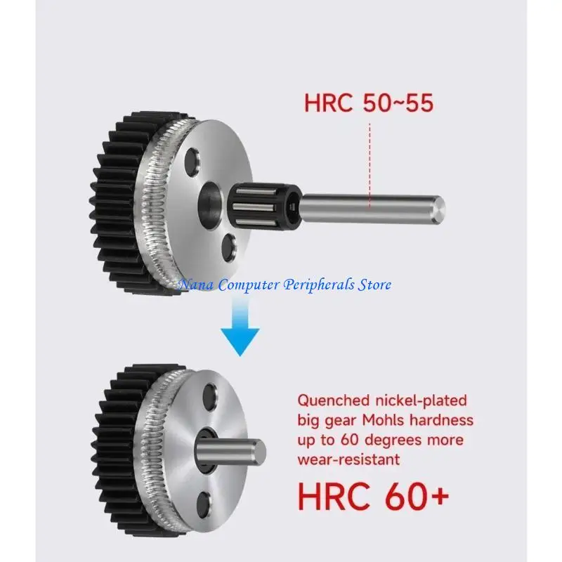 

F68C 3D-аксессуары принтера All Metal Metal HGX-Lite-Extruder Редоседженный шестерен с моторным комплектом