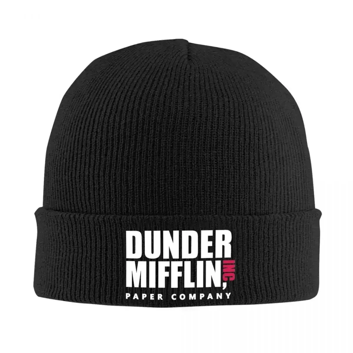 novo-gorro-de-trico-the-dunder-mifflin-london-gorro-de-outono-e-inverno-quente-e-casual-bone-da-serie-the-office-empresa-de-papelaria-para-mim