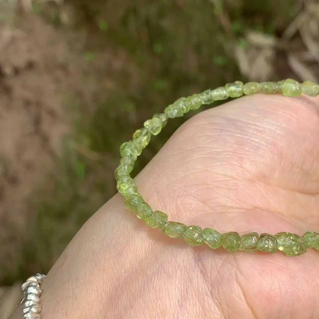 Natural Peridot Bracelet For Woman Olivine Crystal Bracelet Jewelry Green Stones Wholesale Healing Energy Gift Lucky