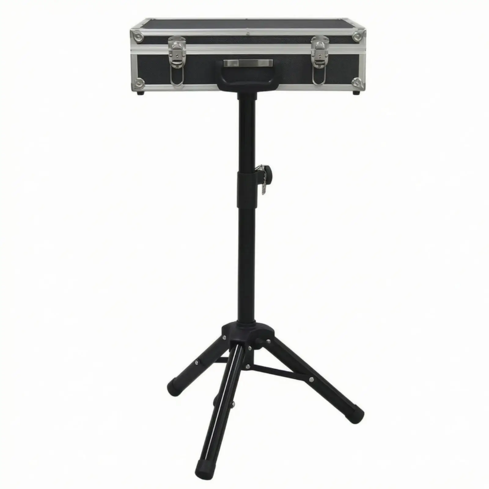 Fold Down Stage Platform Case with Interior Storage Pockets for Portable Table Magic Performance