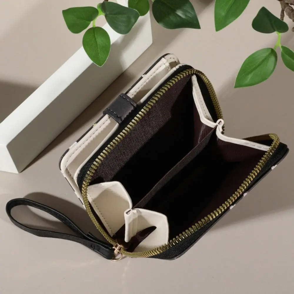 

Повседневный Кошелек для монет, розовый короткий кошелек, водонепроницаемый корейский кошелек для денег, сумка из искусственной кожи, держатель для карт с цветочным рисунком для девушек