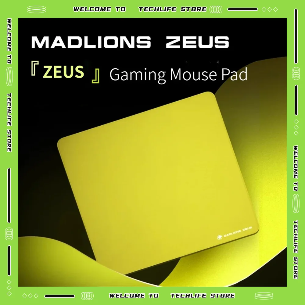

MADLION Zeus Xsoft FPS Gaming Mouse Pad Esports Mouse Mat 5mm Thick Hybrid Weave Surface Balanced Control Speed Desk Mat