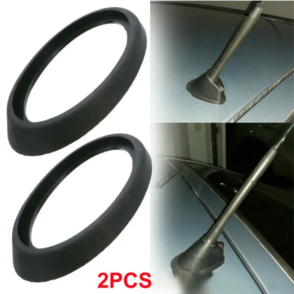 2pcs Automobile Roof Aerial Antenna Rubber Gasket Seal Outdoor Personal Car Parts Decoration For Opel Astra Corsa Meriva