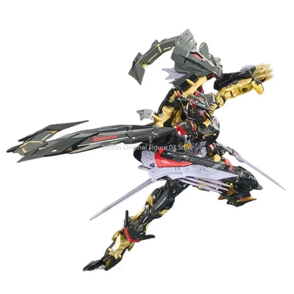 Bandai ของแท้ GUNDAM ASTRAY กรอบทอง AMATSU MINA RG อะนิเมะ Action Figure หุ่นยนต์สะสมประกอบของเล่นเครื่องประดับของขวัญ