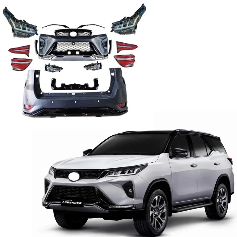 Car Body Kit Parts Body Kits for Toyota Fortuner 2015-2020 Upgrade To Fortuner Legender 2021