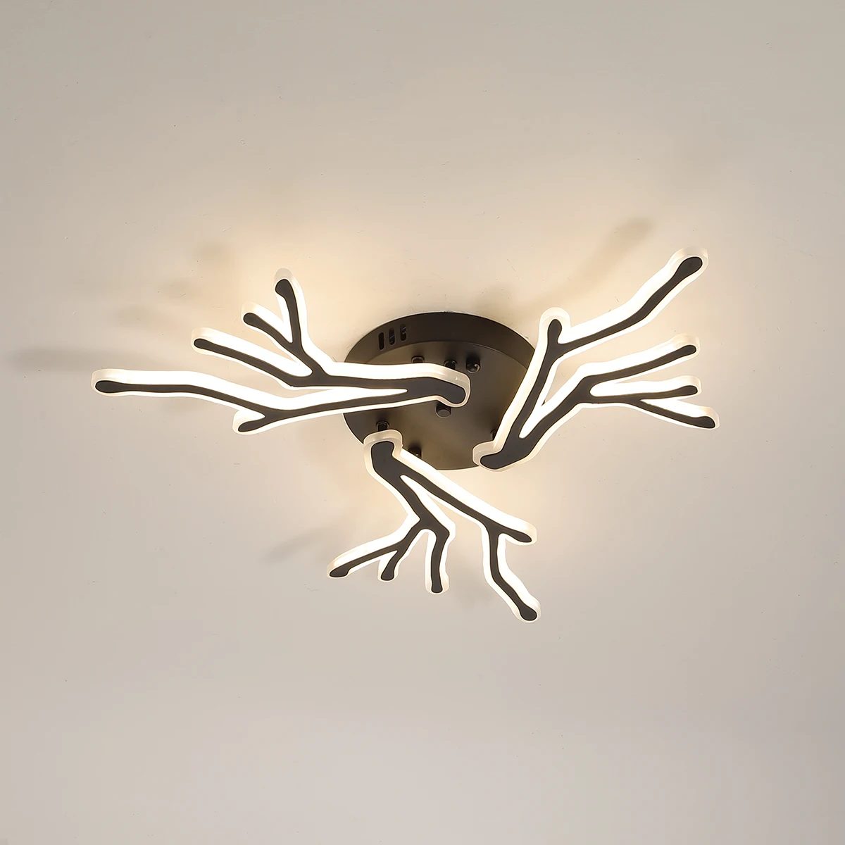 White/Black Modern Led Chandelier For Living room decoration Bedroom Fixtures lampara techo AC110-240V Modern Chandelier lights
