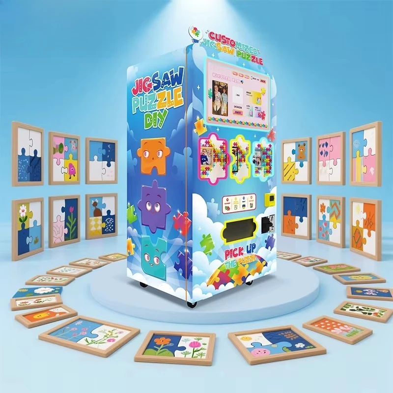 FL Wholesale Intelligent Automatic Vending Machine Factory Jigsaw Puzzle Printing Machine Puzzle Vending Machine Customized