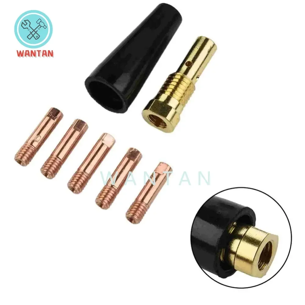 

Flux Core Kit K3493-1 Copper Conductive Tips Brass Connecting Rod Protective Cover Century FC90 Flux Core Wire Feeder Airless