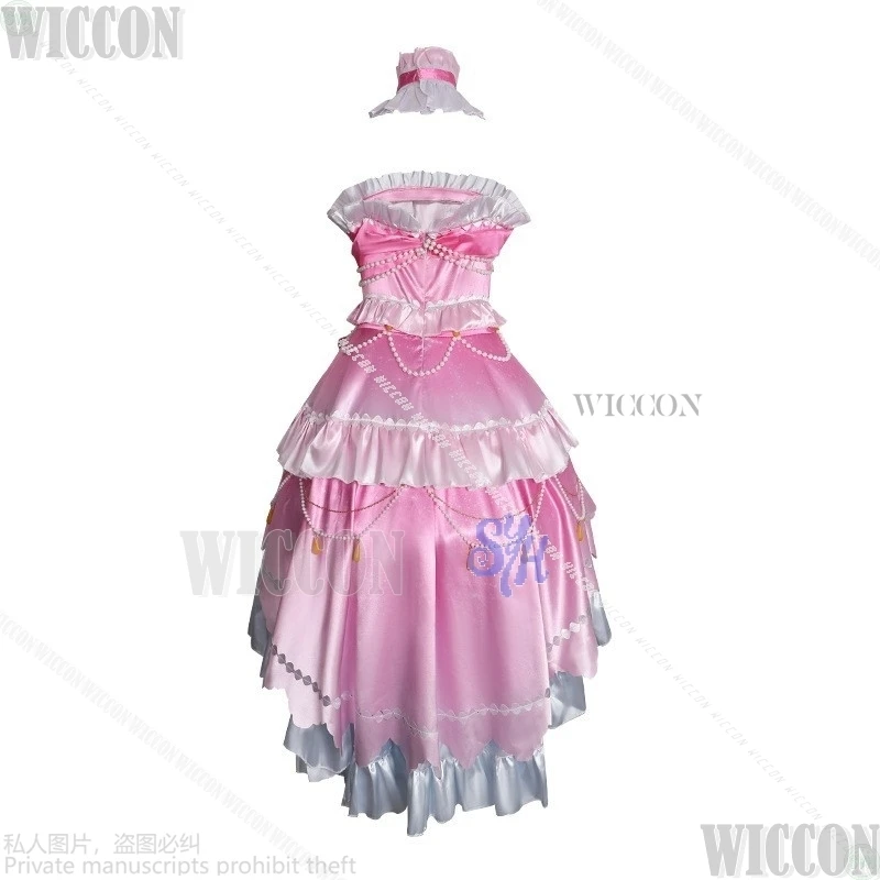 Jeu de cosplay Shiratori Hime Aikatsu STARS! Vêtements rose belle robe de gâteau kawaii coeur douce lolita tenue de carnaval d'halloween