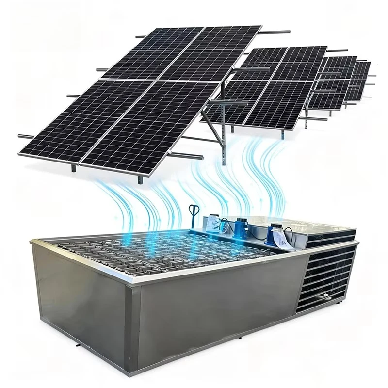Industrial Commercial Single Solar Panel Ice Machine Simple Air Condensing Ice Making Unit