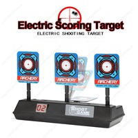 Electronic Scoring Target Electric Dart Target Mobile Automatic Return Soft Bullet Gun Outdoor Practice Shooting Battle