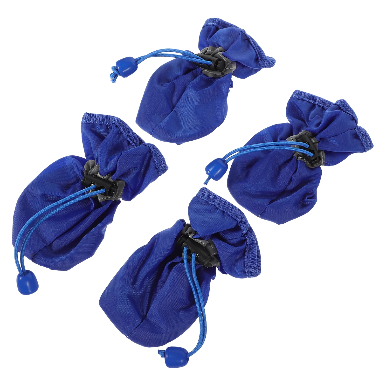 

4 pcs Dog Waterproof Boots Paw Protection Booties for Dogs Large Puppy Shoes Small Protectors Short AntiSlip Outdoor Pet Shoes