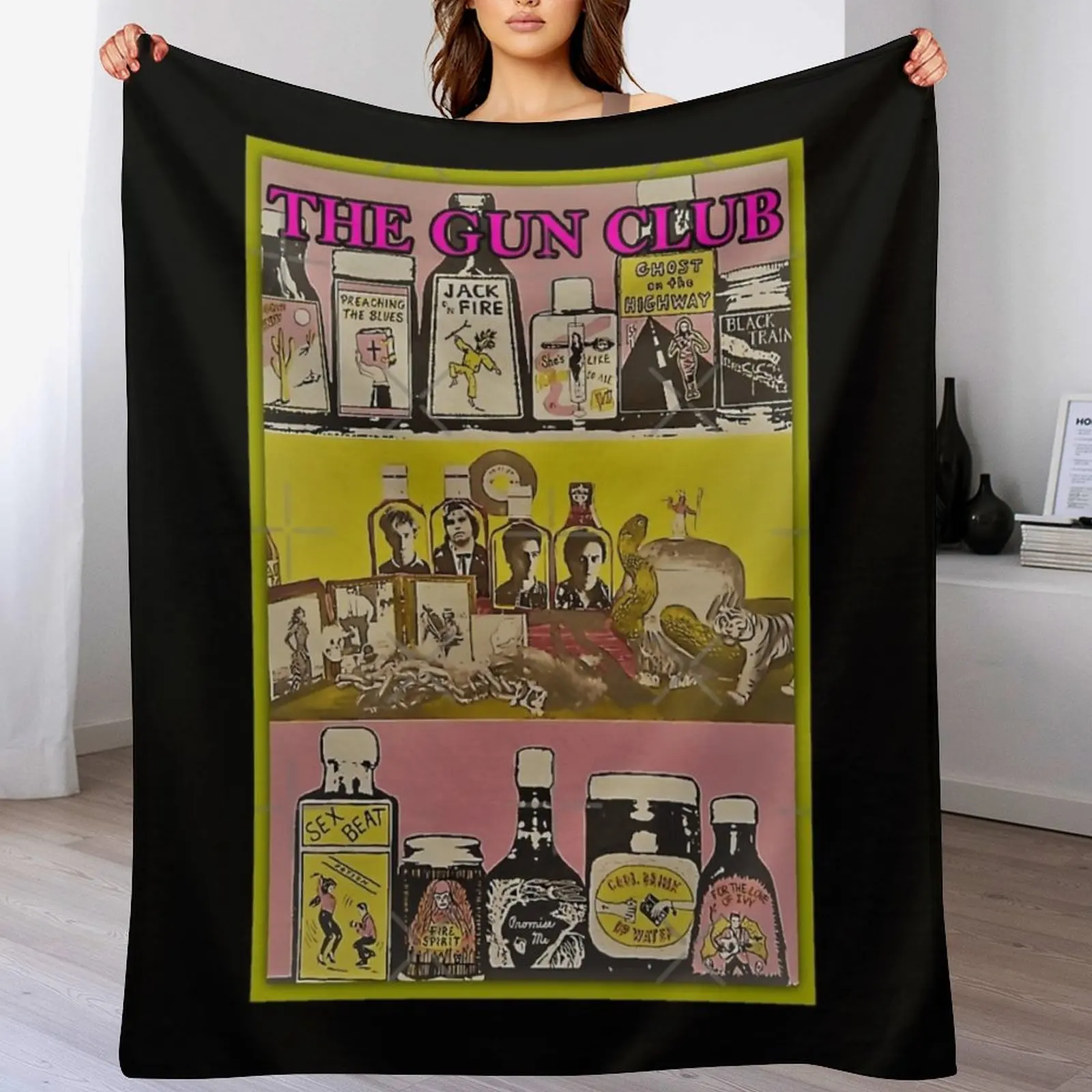 

The Gun Club Throw Blanket