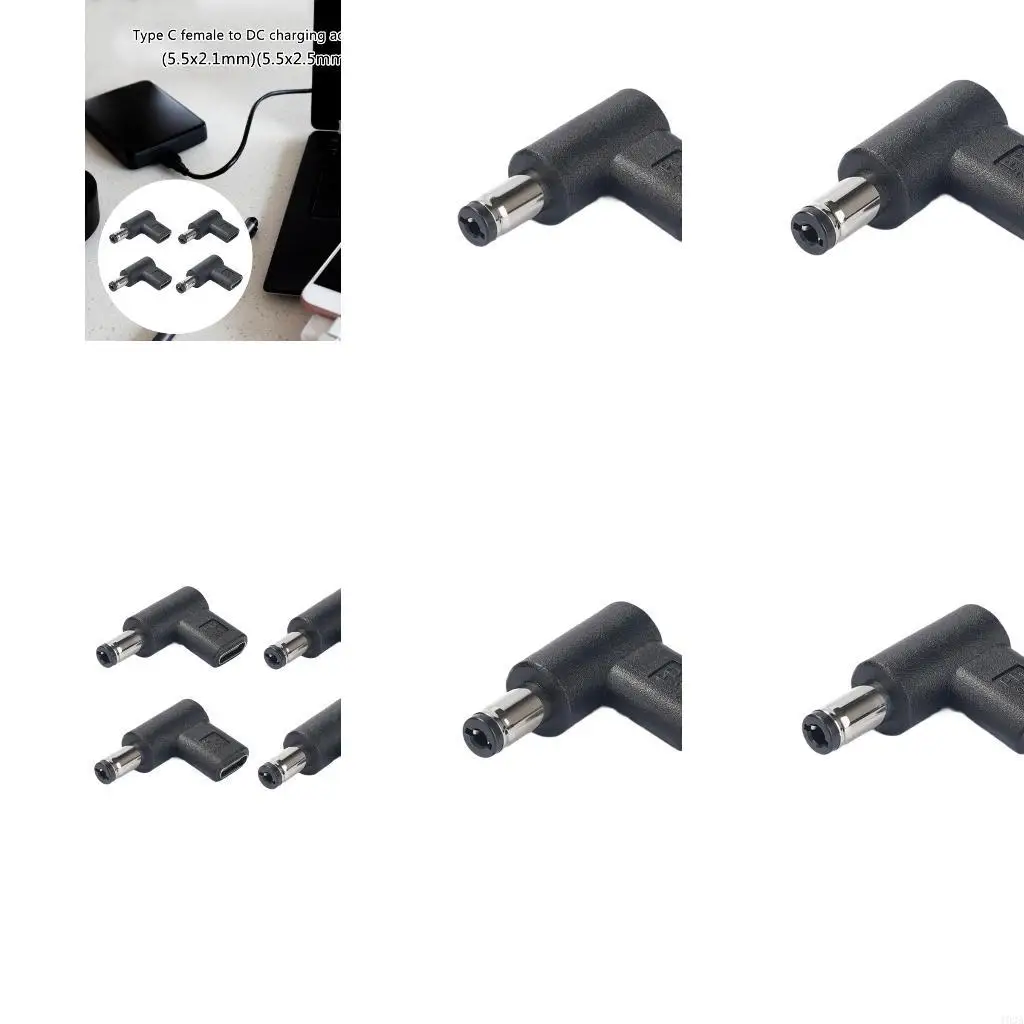 193A USB C to DC5525/5521 Power Adapter Connector for Routers Cameras and LED Light