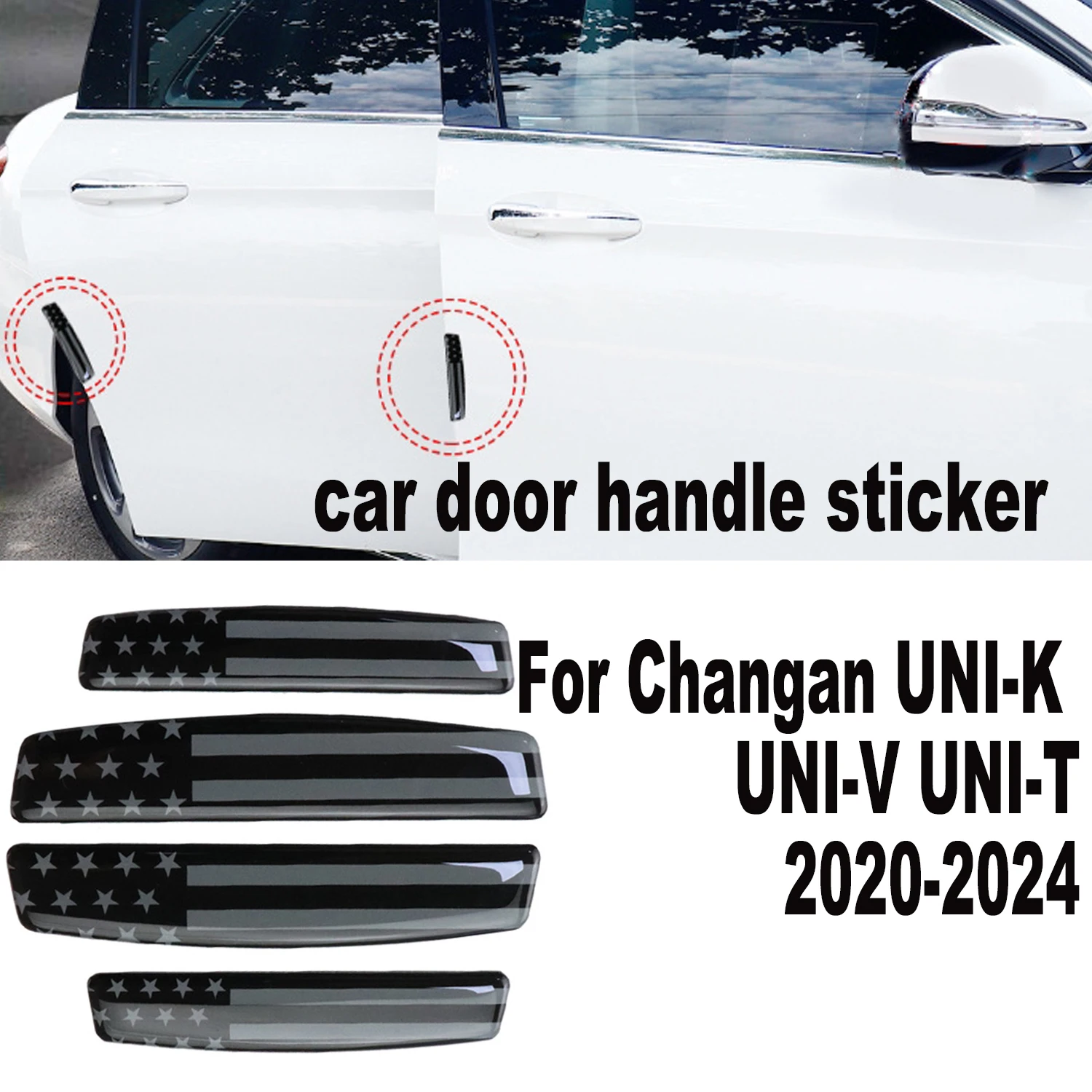 

Car Door Anti-collision Strip Edge Guards Trim For Changan UNI-K UNI-T UNI-V Unik Unit Univ 2020 2021-2025 2024 Auto Accessories