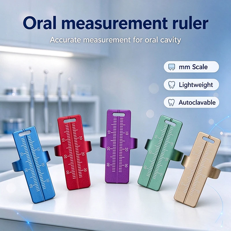 Metal Aluminum Alloy Ruler, Measuring Ruler, Finger Measuring Ruler, Multiple Colors Available
