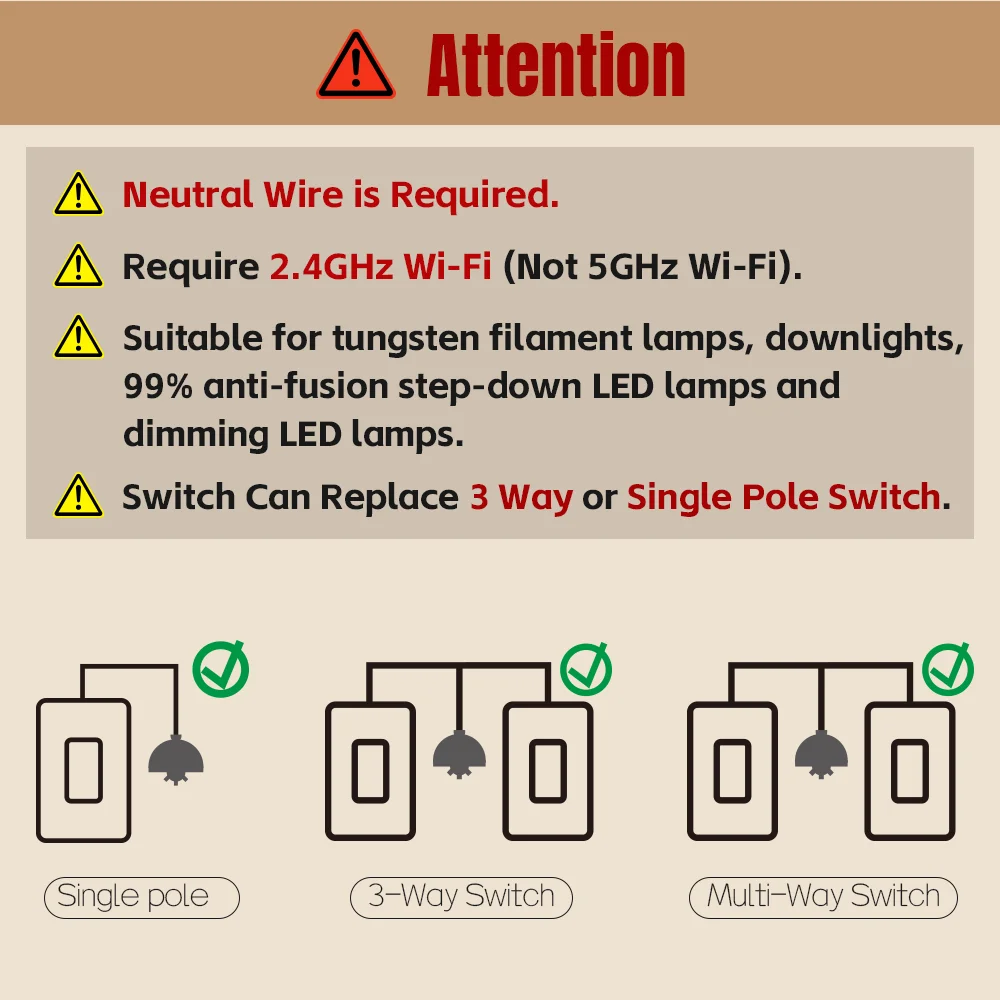 VBU Tuya WiFI variateur Intelligent US variateur de lumière télécommande vocale fonctionne avec la synchronisation intelligente Alexa