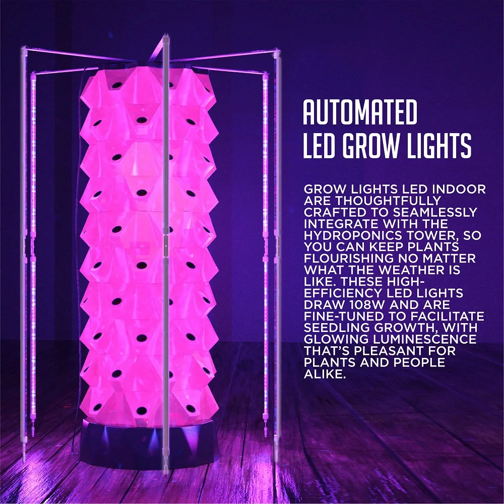 Full Spectrum Plant Grow Lamp 8~10 Layers Pineapple Tower Hydroponic Tower Special LED Grow Light