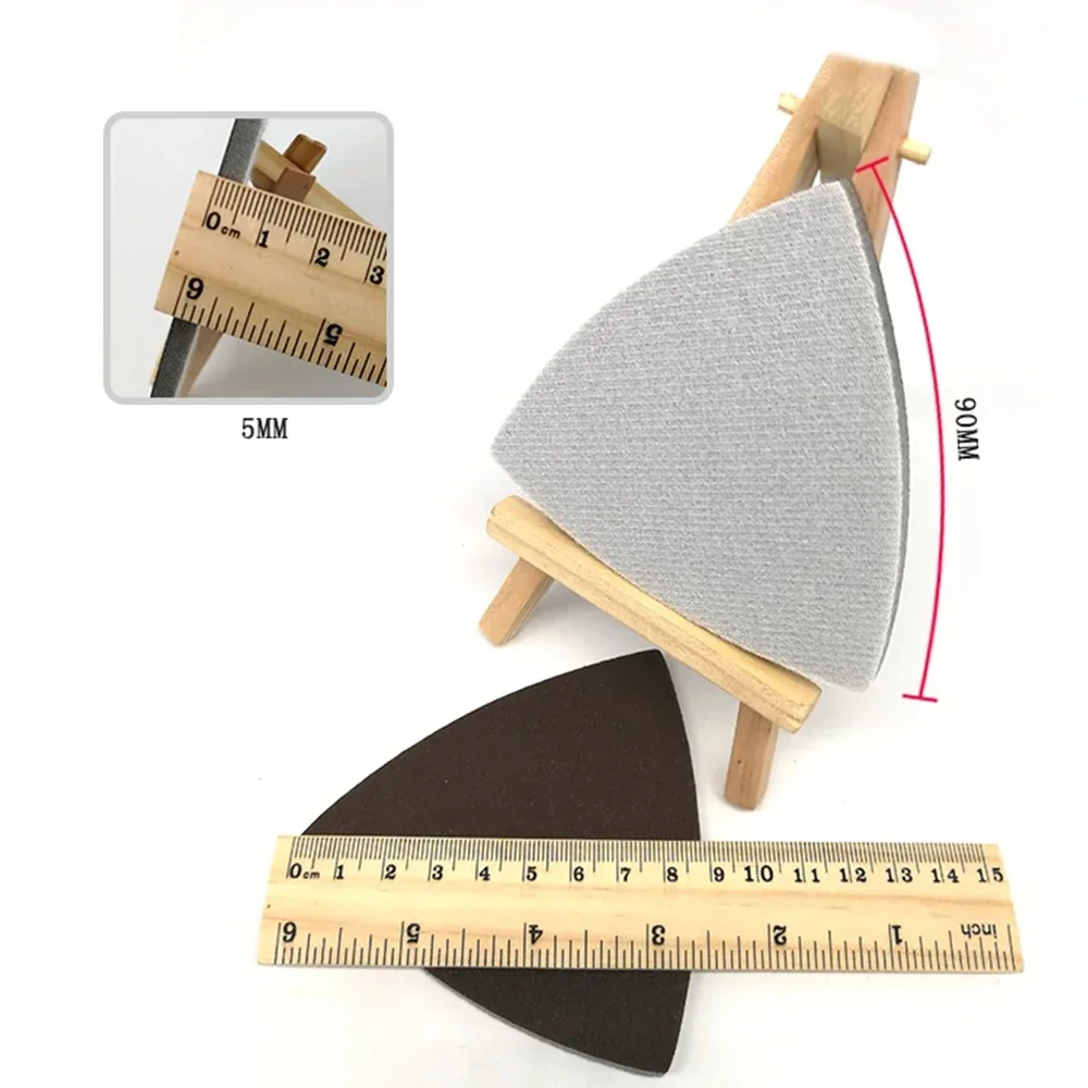 

1-100Pcs Triangular Sponge Sandpaper 90x90x90mm Metal Plastic Furniture Car Polishing Tool Dry/Water Mill Dual-Use 300-2000 Grit