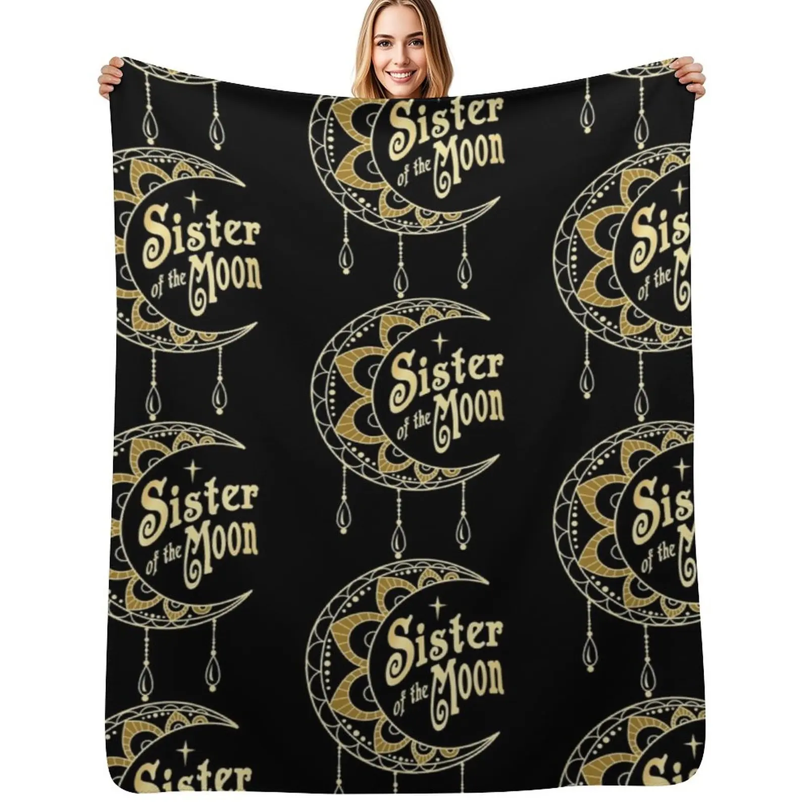 

Stevie Nicks Sister of the Moon Throw Blanket Lightweight Warm Blanket for Indoor Outdoor Use