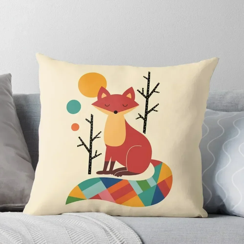 

Rainbow Fox Throw Pillow Pillow Decor Cushions For Sofa Pillowcase Cushion New year pillow
