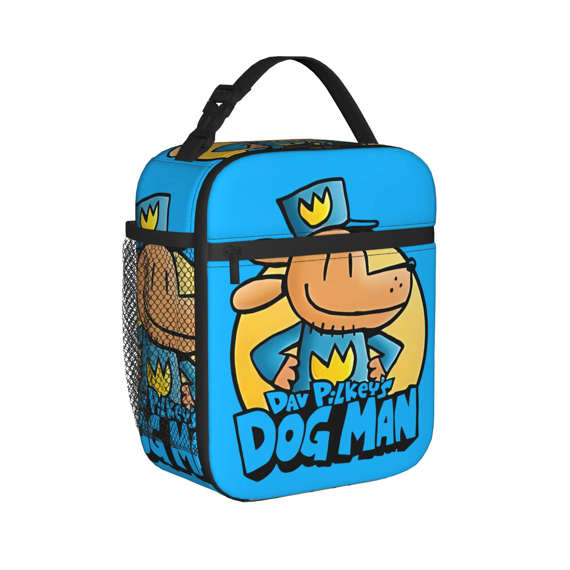 Dogmans Adventure  Insulated Lunch Bags Portable Anime Reusable Thermal Bag Tote Lunch Box Beach  Outdoor Food Handbags