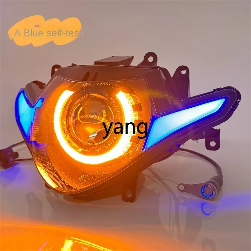 C XGSX250R motorcycle angel eye headlight non-destructive modification accessories lens assembly