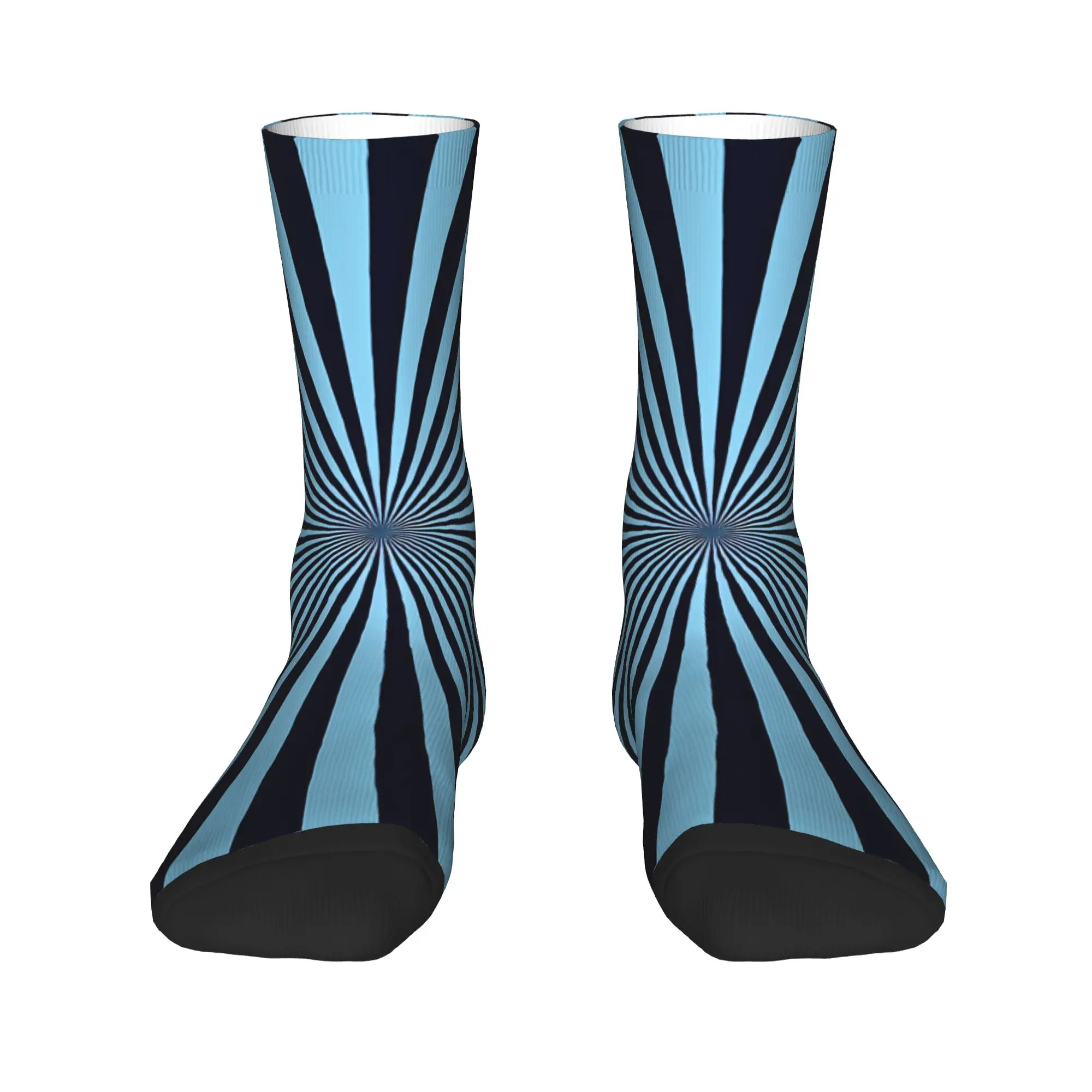Abstract Swirl Disorder Socks  Gothic Stockings Winter Anti Sweat Men Socks Medium Soft Design Running Sports Socks