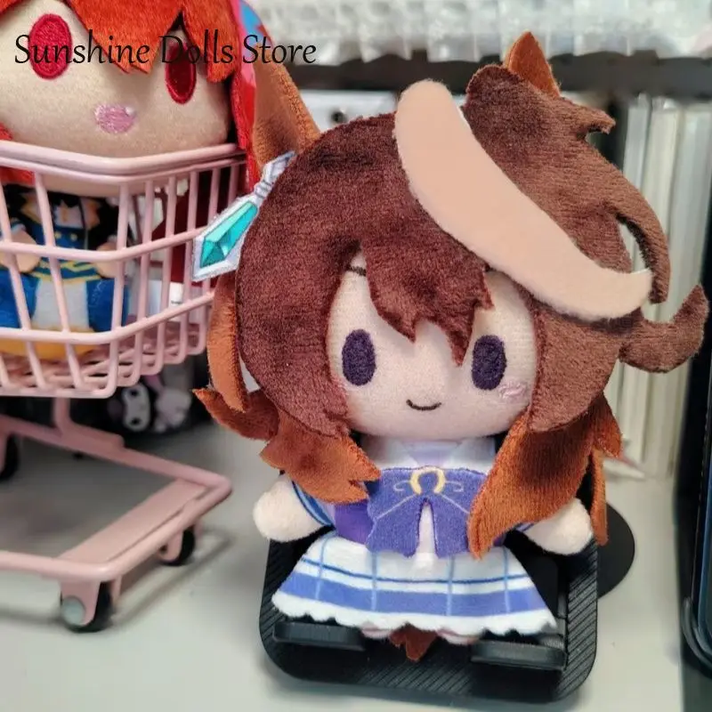 

10 см Umamusume: Pretty Derby Symboli Rudolf, хлопковая кукла, обычное тело, плюшевая подвеска, игрушки, косплей, аниме, талисман, плюшевый подарок