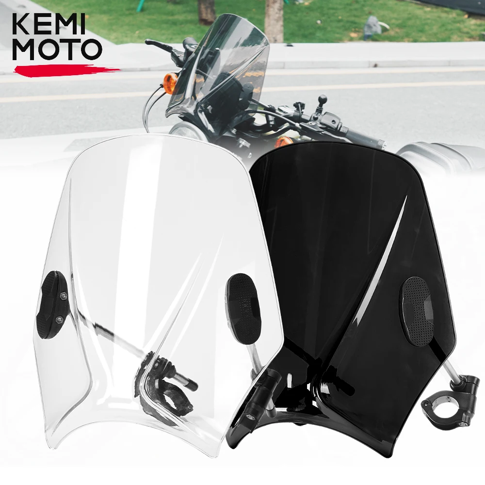 

KEMiMOTO Universal Motorcycle Windscreen Windshield For BMW R1200GS R1250GS LC ADV Motorcycle Windshield Deflector Accessories