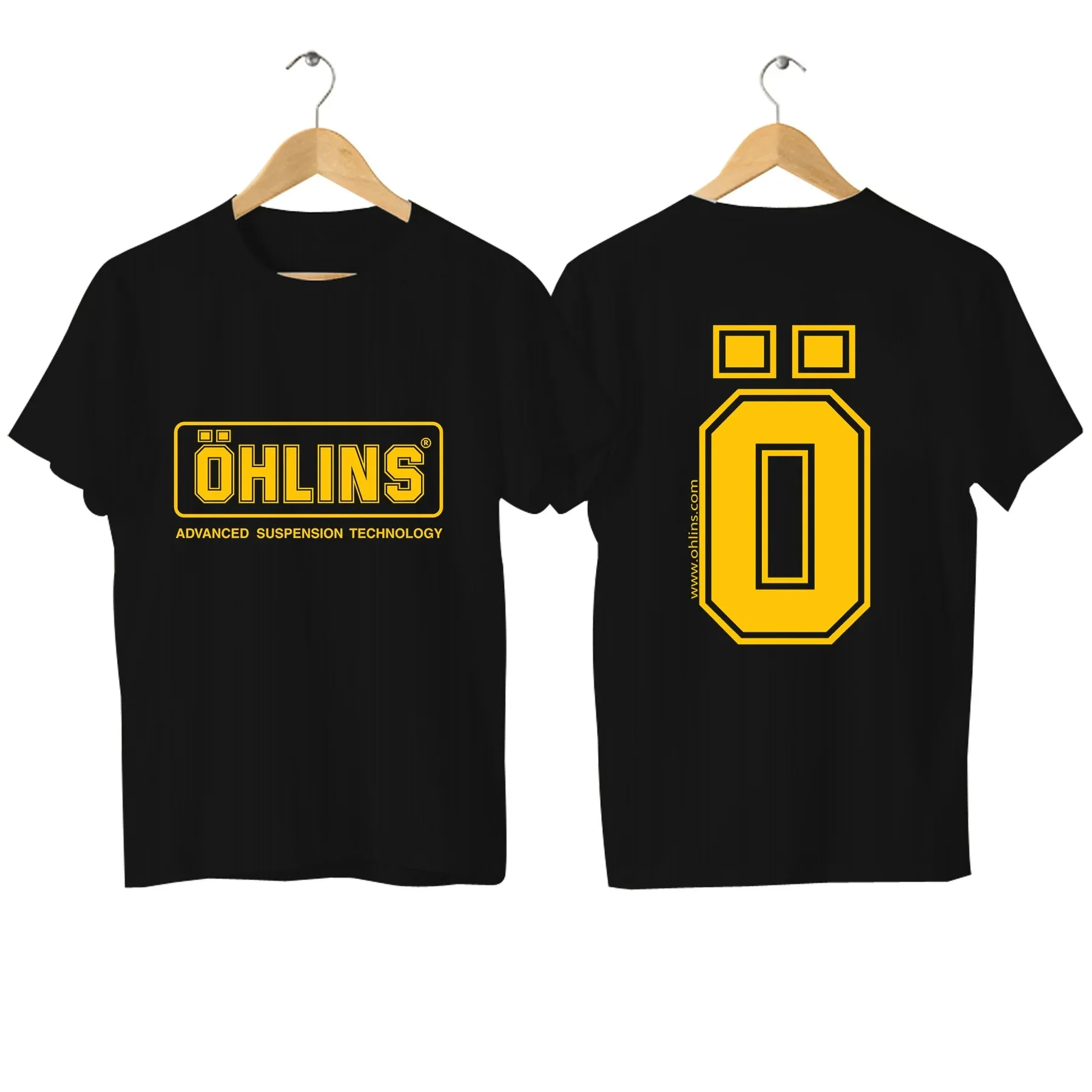 Summer Amazing Tees Men Ohlins Shock Suspension Car Motorcycle Sport Racing T Shirt Casual Oversized T-shirt Male T-shirts