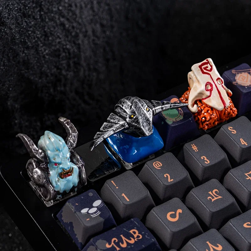 Keycap Canghaiyue Immortal Relic Cherry Dota Theme Personality Keycap 141Keys Pbt Game Keycap L Enter Key