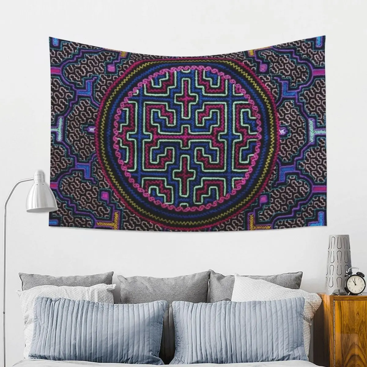 

Peru is calling, Shipibo dreams Tapestry On The Wall Wall Decoration Room Decore Aesthetic Tapestry