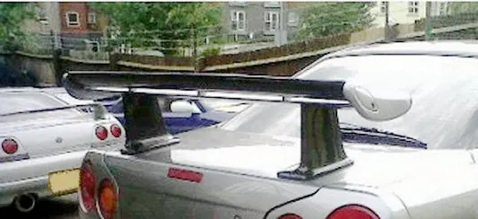 

suitable for Carbon Fiber Car Parts for nissan Skyline R34 GTR JUN High Spoiler Leg